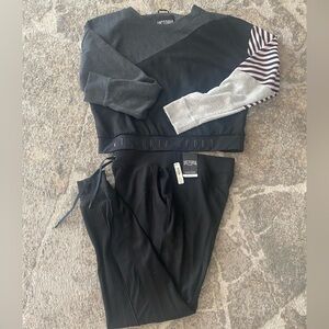 Victoria Sport Black and Gray Tracksuit